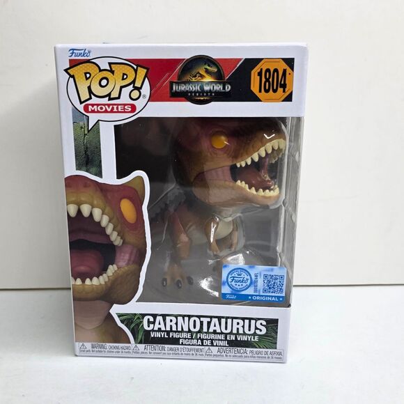 Funko Other - Funko Pop! Vinyl: Jurassic Park - Carnotaurus 1804 Limited Special Edition - NEW